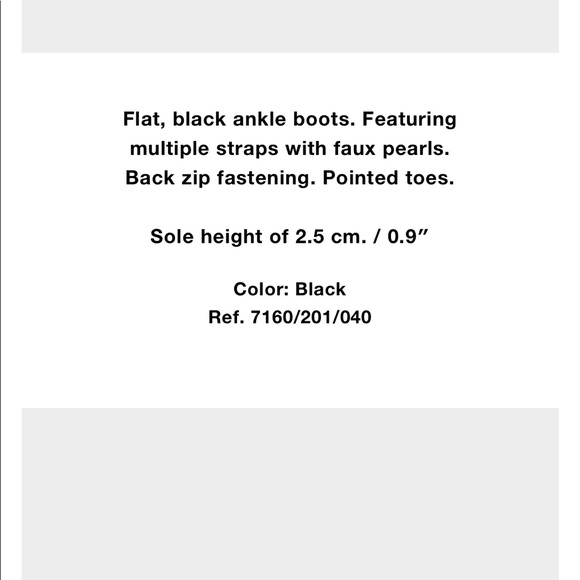 zara pearls boots
